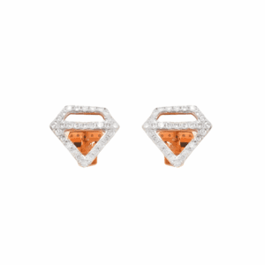Chic Diamond Charm Earrings Diamond Studded Earrings Darshi Diamonds Manufacturer Exporter Supplier Producer Diamond Jewellery Dubai UAE