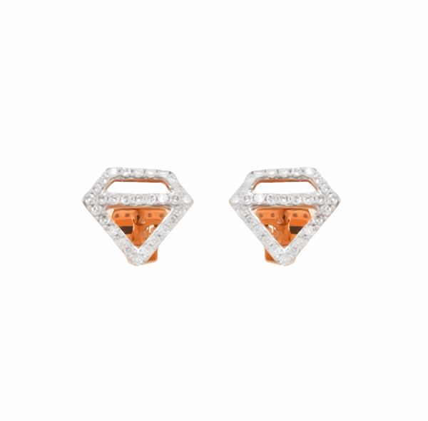Chic Diamond Charm Earrings Diamond Studded Earrings Darshi Diamonds Manufacturer Exporter Supplier Producer Diamond Jewellery Dubai UAE