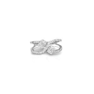 Crossover Cluster Ring Darshi Diamonds Manufacturer Exporter Supplier Producer Diamond Jewellery Dubai UAE