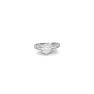 Round Cluster Diamond Ring Darshi Diamonds Manufacturer Exporter Supplier Producer Diamond Jewellery Dubai UAE