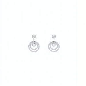 Happy Spirit Circle Earrings Diamond Studded Earrings Darshi Diamonds Manufacturer Exporter Supplier Producer Diamond Jewellery Dubai UAE