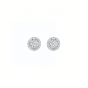 Diamond Halo Iced Studs Diamond Studded Earrings Darshi Diamonds Manufacturer Exporter Supplier Producer Diamond Jewellery Dubai UAE