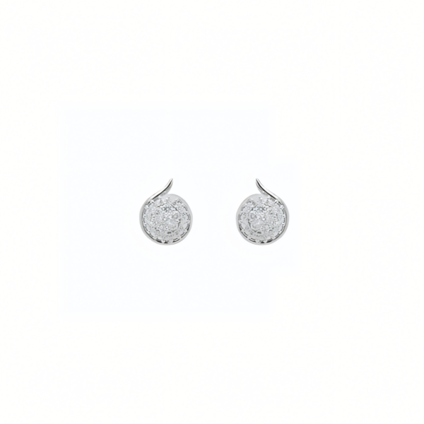 Spiralburst Earrings Diamond Studded Earrings Darshi Diamonds Manufacturer Exporter Supplier Producer Diamond Jewellery Dubai UAE