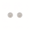 Lovebright Round Cluster Earrings Diamond Studded Earrings Darshi Diamonds Manufacturer Exporter Supplier Producer Diamond Jewellery Dubai UAE