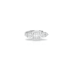 Square Cluster Diamond Ring Darshi Diamonds Manufacturer Exporter Supplier Producer Diamond Jewellery Dubai UAE